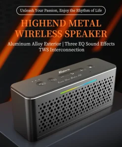 Loa Bluetooth Cao Cấp Cyboris T3 Pro | Vỏ Nhôm, Âm Thanh Hi-Fi, DSP 13 am thanh hifi stereo cyboris t3 pro