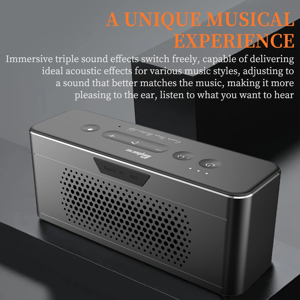 Loa Bluetooth Cao Cấp Cyboris T3 Pro | Vỏ Nhôm, Âm Thanh Hi-Fi, DSP 23 Chất liệu hợp kim nhôm cao cấp mang lại cả vẻ đẹp và chất lượng âm thanh vượt trội