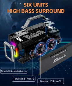 Loa Karaoke Cyboris Battleship X12 | 200W 14 cau truc am thanh cyboris x12