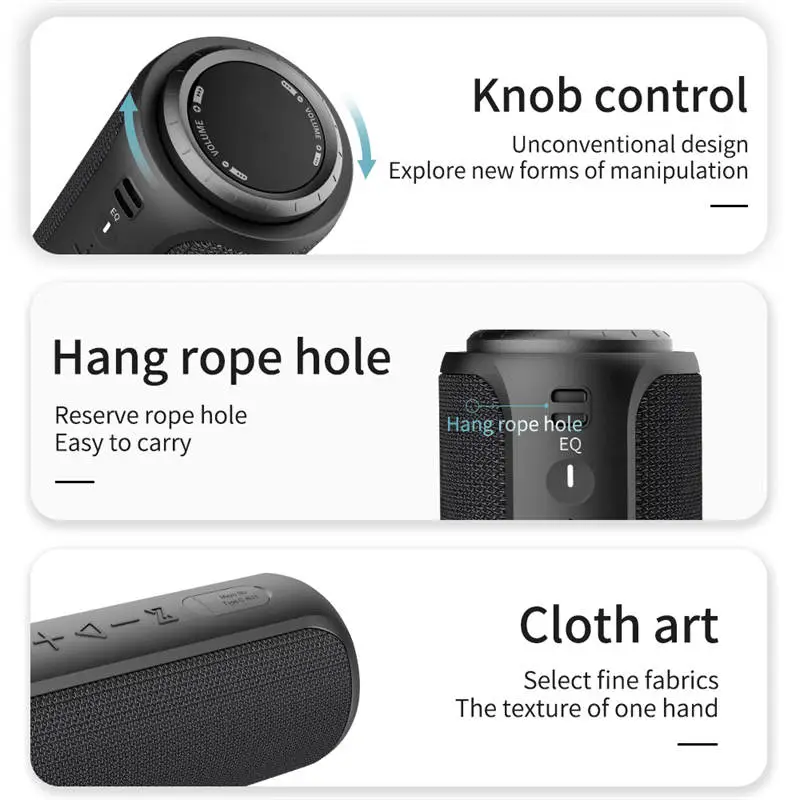 Loa Bluetooth Cyboris S12 | 30W, Âm Thanh Tự Nhiên, Chống Nước IPX7 29 Chip DSP cao cấp giúp tái tạo âm thanh gốc một cách trung thực