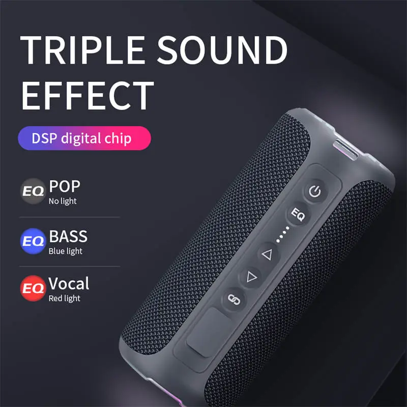 Loa Bluetooth Cyboris S7 | 40W, Chống Nước IPX7, Pin 16 Giờ 3 che do am thanh eq cyboris s7