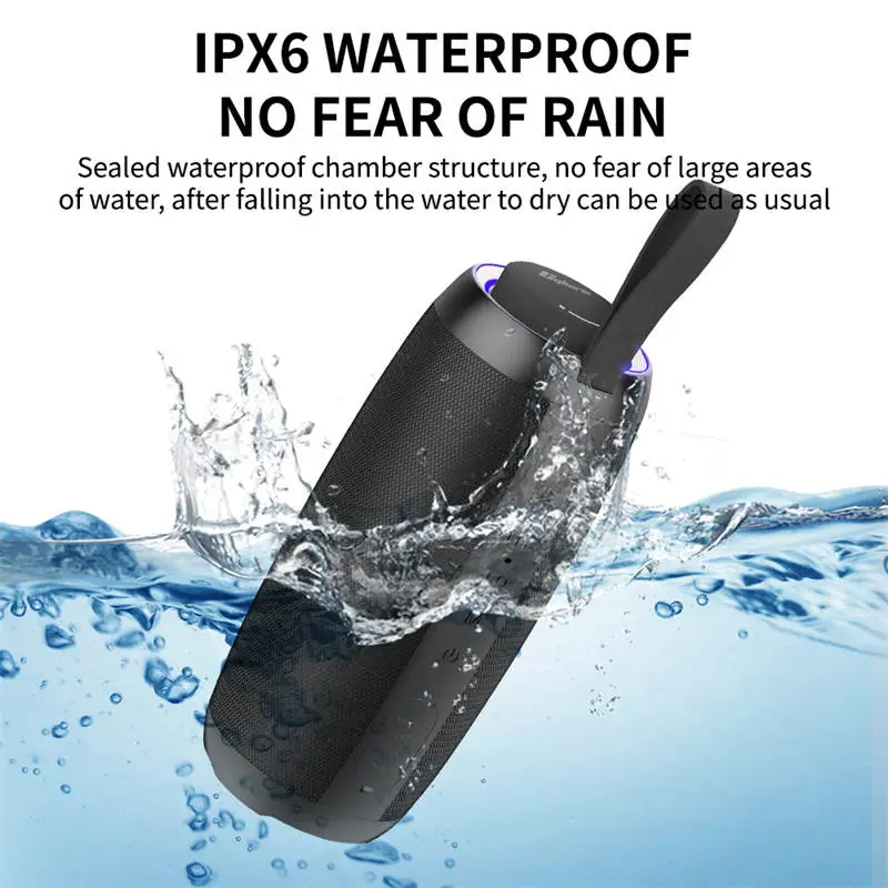 Loa Bluetooth Cyboris V9 Pro | 50W, Bass Mạnh Mẽ, Chống Nước IPX6 27 Chuẩn chống nước IPX6 giúp Cyboris V9 Pro bền bỉ trong mọi cuộc vui