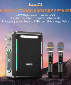 Loa Karaoke Cyboris X15 400W | Pin 30.000mAh, Sạc Nhanh 65W 18 cong suat 400w cyboris x15
