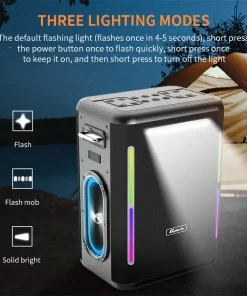 Loa Karaoke Cyboris X15 400W | Pin 30.000mAh, Sạc Nhanh 65W 19 den chieu sang ngoai troi cyboris x15