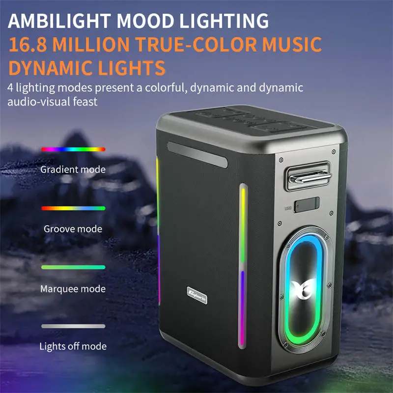 Loa Karaoke Cyboris X15 400W | Pin 30.000mAh, Sạc Nhanh 65W 8 hieu ung am thanh eq cyboris