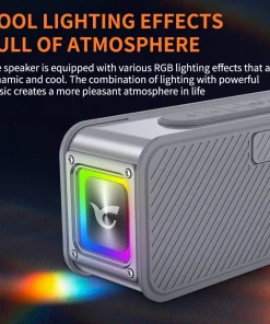 Loa Bluetooth Cao Cấp Cyboris S15 | Vỏ Kim Loại, Âm Thanh Hi-Fi, Đèn RGB 16 hieu ung den led rgb cyboris s15