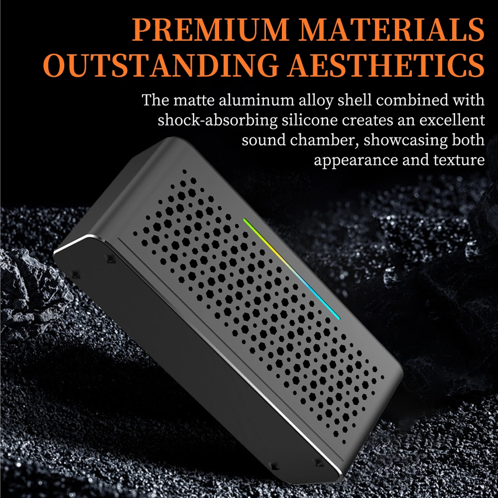 Loa Bluetooth Cao Cấp Cyboris T3 Pro | Vỏ Nhôm, Âm Thanh Hi-Fi, DSP 22 Vẻ đẹp sang trọng và đẳng cấp của loa bluetooth Cyboris T3 Pro