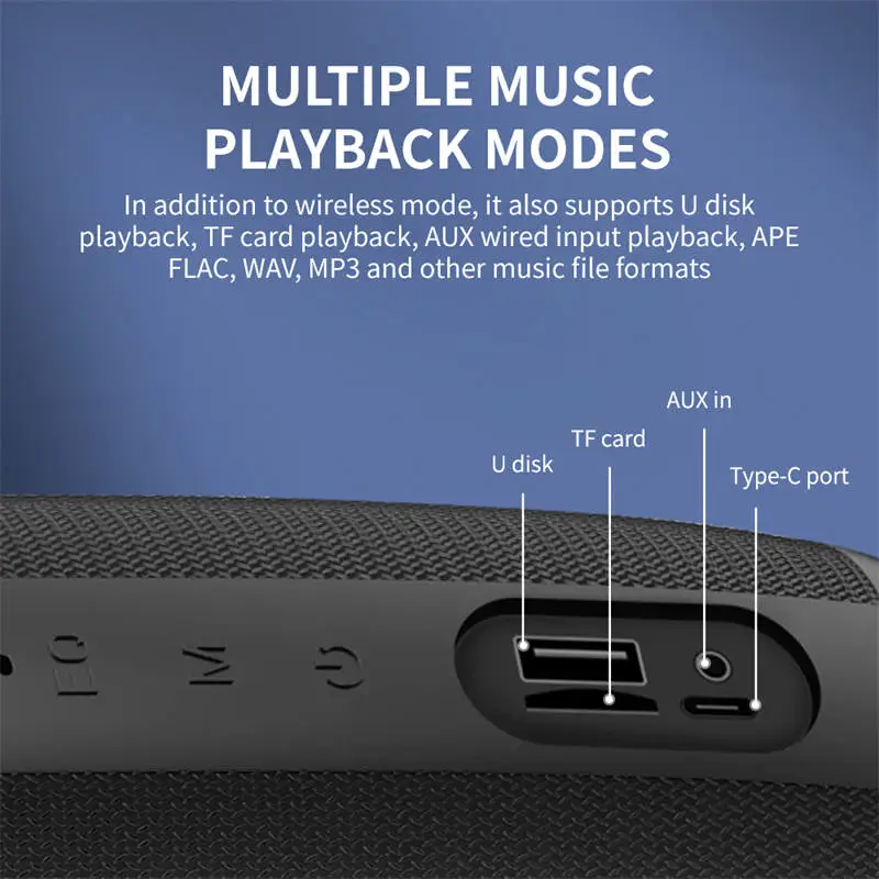 Loa Bluetooth Cyboris V9 Pro | 50W, Bass Mạnh Mẽ, Chống Nước IPX6 7 ket noi 2 loa tws cyboris v9 pro