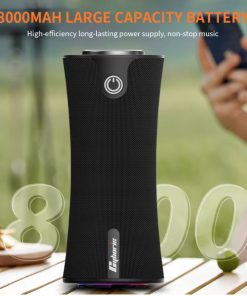 Loa Bluetooth Cyboris T16 | 80W, Thiết Kế Trụ, Cảm Ứng, Đèn RGB 19 ket noi bluetooth 5 3 cyboris t16