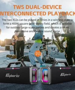 Loa Karaoke Cyboris Battleship X12 | 200W 19 micro khong day cyboris x12