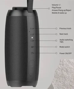 Loa Bluetooth Cyboris V9 Pro | 50W, Bass Mạnh Mẽ, Chống Nước IPX6 18 num van am luong phat sang cyboris v9 pro