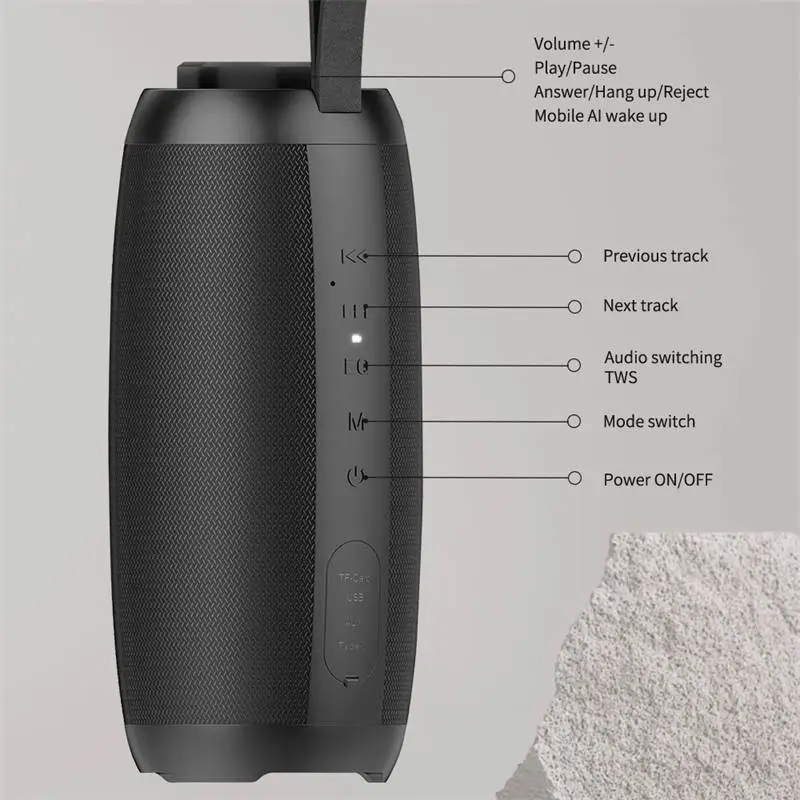 Loa Bluetooth Cyboris V9 Pro | 50W, Bass Mạnh Mẽ, Chống Nước IPX6 9 num van am luong phat sang cyboris v9 pro