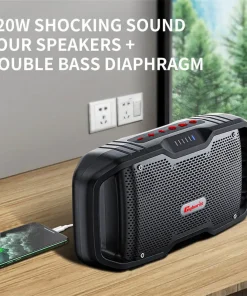 Loa Bluetooth Cyboris Motor Boom X10 | 120W, Âm Thanh Hi-Fi, Chống Nước IPX6 18 pin 10000mah cyboris x10