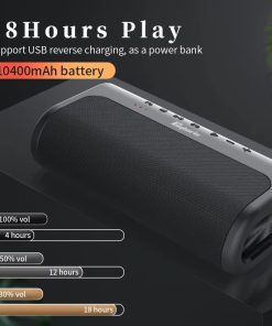Loa Bluetooth Cyboris T9 | Soundbar Mini 80W, Âm Thanh 2.1 kênh, Pin 10400mAh 16 pin 10400mah cyboris t9