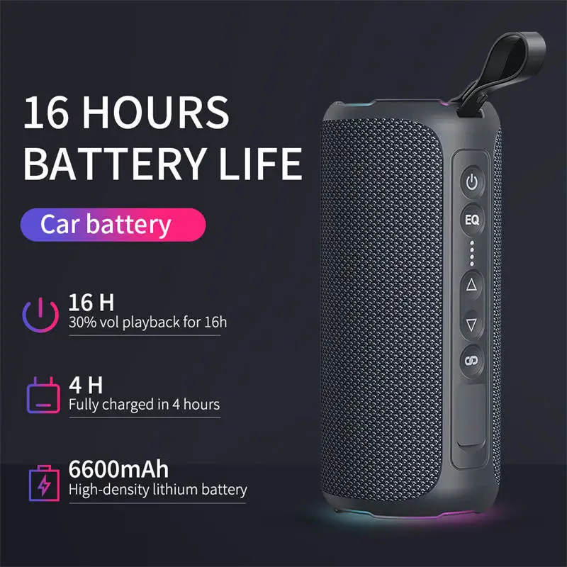 Loa Bluetooth Cyboris S7 | 40W, Chống Nước IPX7, Pin 16 Giờ 7 pin 16 gio cyboris s7
