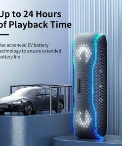 Loa Bluetooth Cyboris F10 | Đèn RGB, Âm Thanh 360°, Chống Nước 16 pin 24 gio cyboris f10pin 24 gio cyboris f10