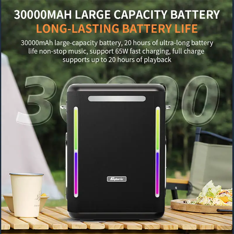 Loa Karaoke Cyboris X15 400W | Pin 30.000mAh, Sạc Nhanh 65W 33 pin 30000mah cyboris