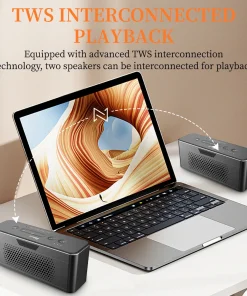 Loa Bluetooth Cao Cấp Cyboris T3 Pro | Vỏ Nhôm, Âm Thanh Hi-Fi, DSP 17 pin 5000mah cyboris t3 pro