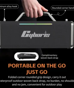 Loa Karaoke Cyboris Battleship X12 | 200W 21 thiet ke di dong cyboris x12