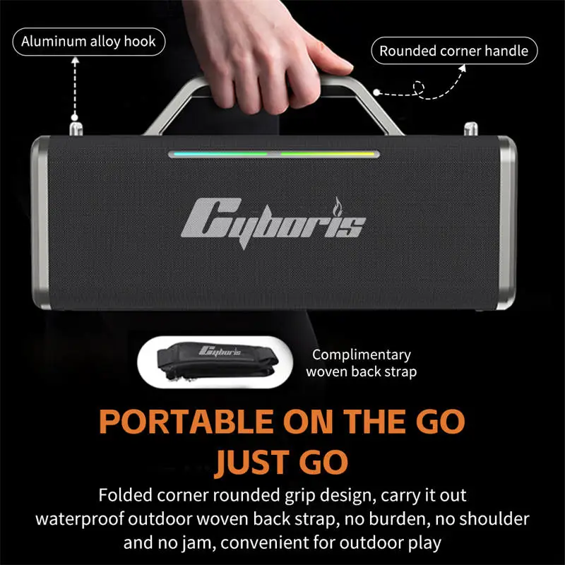 Loa Karaoke Cyboris Battleship X12 | 200W 10 thiet ke di dong cyboris