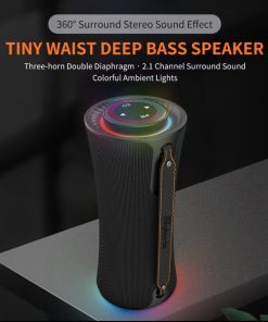 Loa Bluetooth Cyboris T16 | 80W, Thiết Kế Trụ, Cảm Ứng, Đèn RGB 16 thiet ke than hinh tru cyboris t16