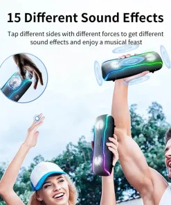 Loa Bluetooth Cyboris F10 | Đèn RGB, Âm Thanh 360°, Chống Nước 19 tinh nang danh trong cyboris f10