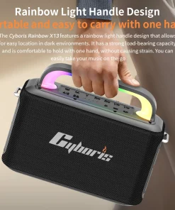 Loa Karaoke Bluetooth Cyboris X13 100W 23 tinh nang loa cyboris x13