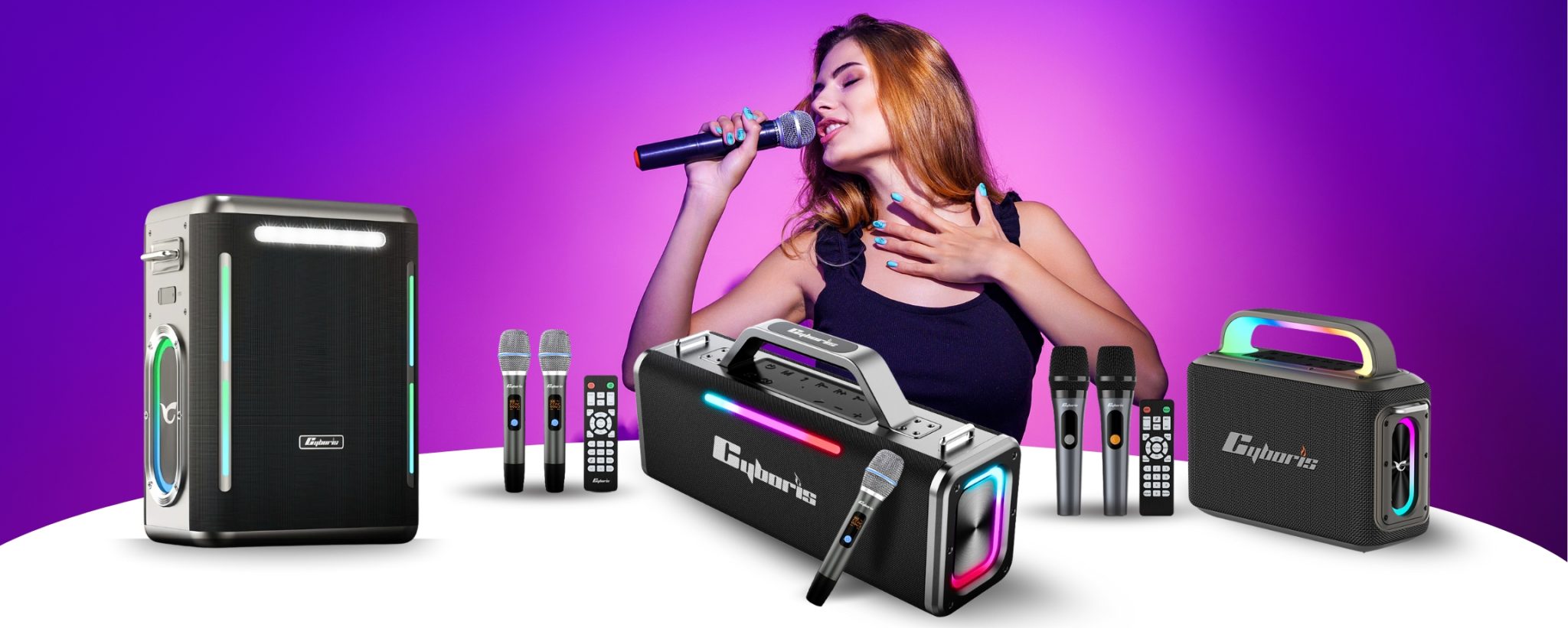 Cyboris speaker karaoke hot