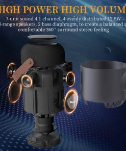 Loa Bluetooth Cyboris Kongming Lantern X9 | 100W, Âm Thanh 360°, 4.1 Kênh 8 cau truc am thanh 4 1 kenh 7 loa cyboris x9