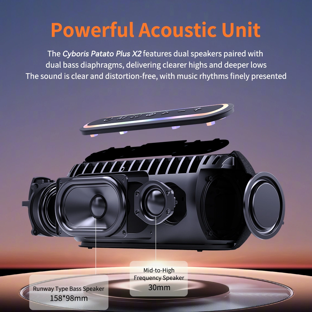 Hệ thống loa kép và chip DSP mang lại chất âm mạnh mẽ và chi tiết.
