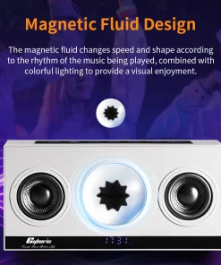 Loa Chất Lỏng Từ Tính Cyboris B1 | Đồng Hồ LED, Âm Thanh Vòm 19 chat long tu tinh nhay mua theo nhac cyboris b1