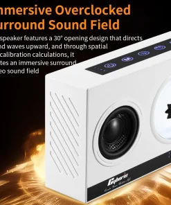 Loa Chất Lỏng Từ Tính Cyboris B1 | Đồng Hồ LED, Âm Thanh Vòm 20 che do nhieu mau sac cyboris b1