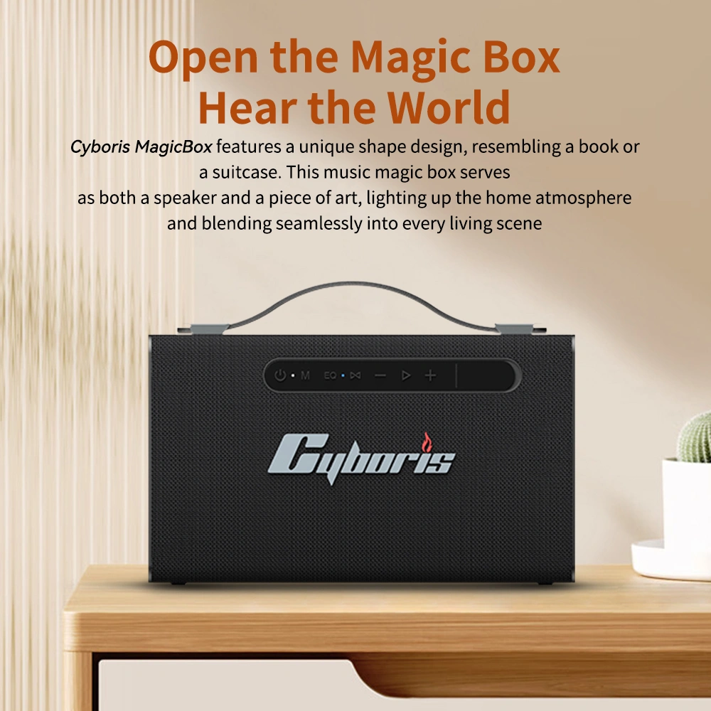 Loa Bluetooth Cyboris T15 | 100W, Âm Thanh 2.1 kênh, Đèn RGB 7 chip xu ly dsp cyboris t15