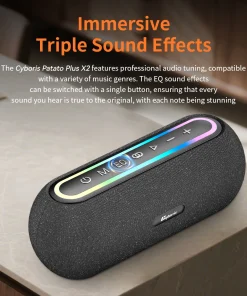 Loa Bluetooth Cyboris X2 | 60W, Đèn RGB, Âm Thanh Vòm 19 cong suat 60w cyboris x2
