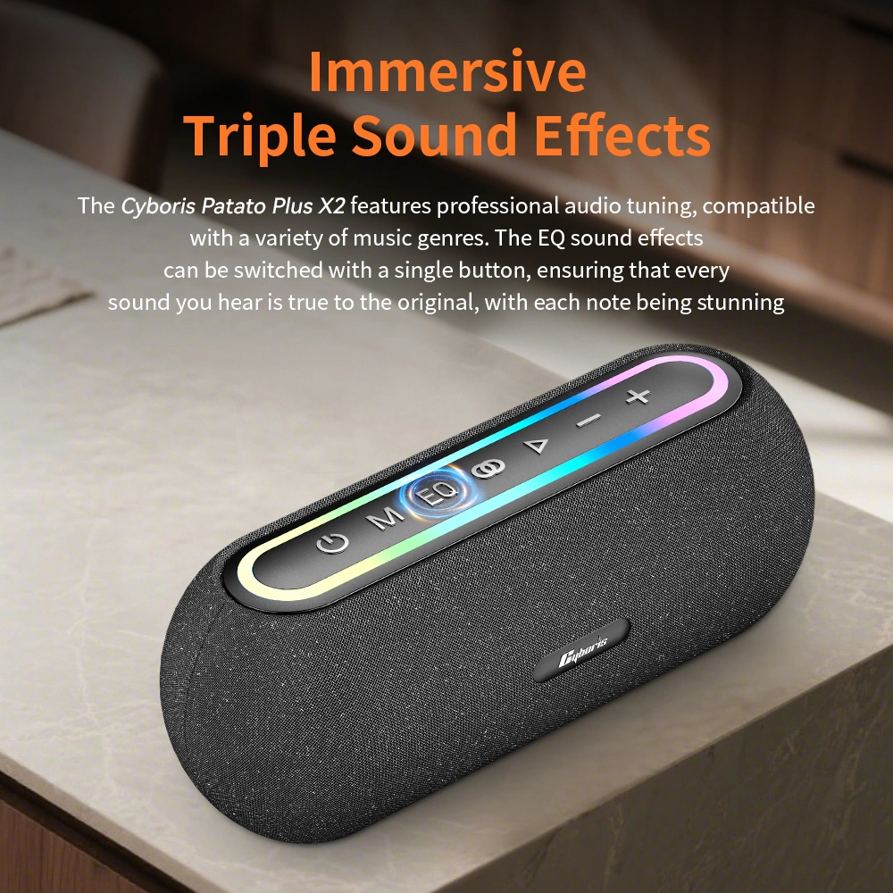 Loa Bluetooth Cyboris X2 | 60W, Đèn RGB, Âm Thanh Vòm 28 cong suat 60w cyboris