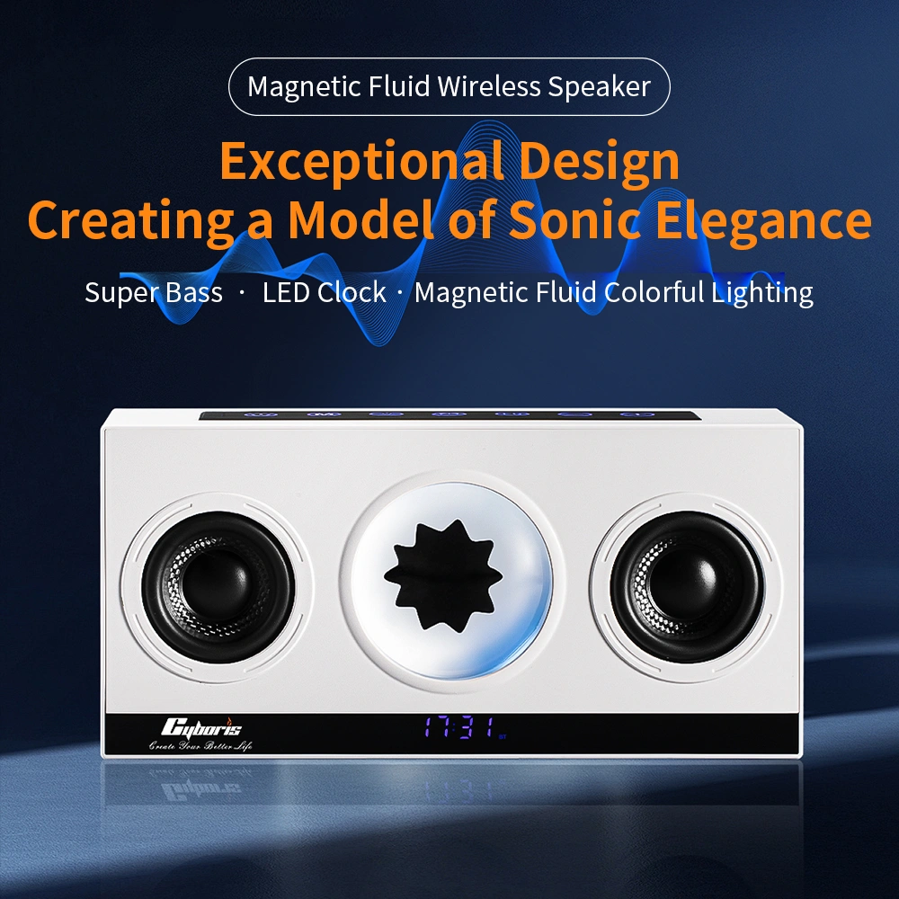 Loa Chất Lỏng Từ Tính Cyboris B1 | Đồng Hồ LED, Âm Thanh Vòm 33 thiet ke sang trong cyboris b1