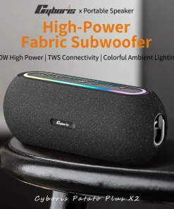 Loa Bluetooth Cyboris X2 | 60W, Đèn RGB, Âm Thanh Vòm 23 thiet ke thoi trang cyboris x2