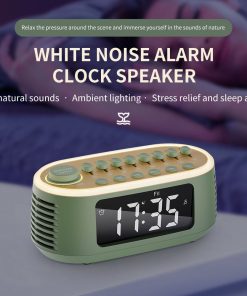 Loa đồng hồ Cyboris T13 | Tiếng Ồn Trắng, Đèn Ngủ, Báo Thức 10 tich hop den ngu cyboris t13