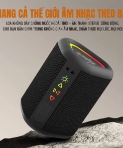 Loa Bluetooth Cyboris S1 | 10W, Đèn RGB, Siêu Nhỏ Gọn, Bảo hành 18 tháng 17 tinh nang dam thoai cyboris s1